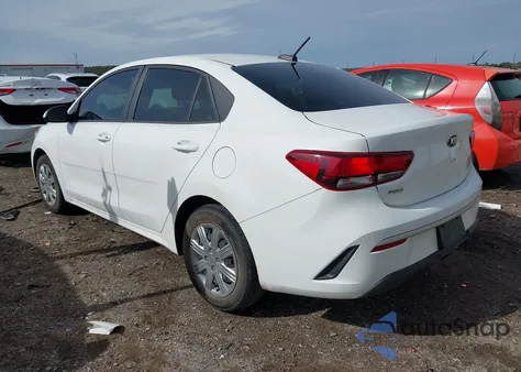 2021 Kia Rio Lx из США, поврежденный, VIN 3KPA24AD5ME377248